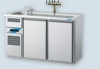 Getr�nketheke, 1 Becken, 2 T�ren