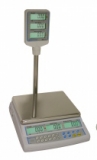 Preisrechenwaage 15 kg, geeicht, Schritt 5 Gramm