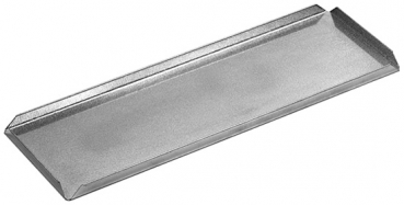 Ausstellblech - Edelstahl Lederstruktur 600 x 400 mm