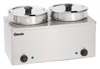 Bain-Marie Hot-Pot,  für 2 Einsatztöpfe à 6,5 Liter