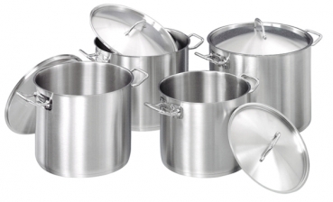 Topfset - 4 Kochtöpfe mit Deckel