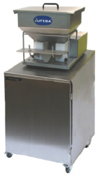 Gebäckfüllmaschine pneumatisch, mit Unterschrank