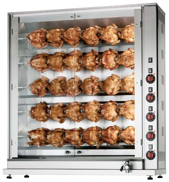 Hähnchengrill E30P-S5, 5 Spiese