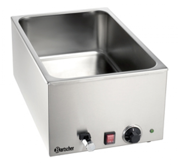 Wasserbad / Bain Marie mit Wasserablaufhahn