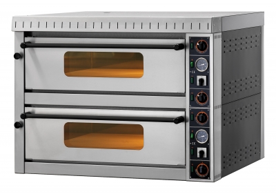 Pizzaofen Serie MD44TOP,  für 4 + 4 Pizzen 34 cm