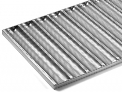 Baguetteblech 10 Quermulden, Breite 60 mm