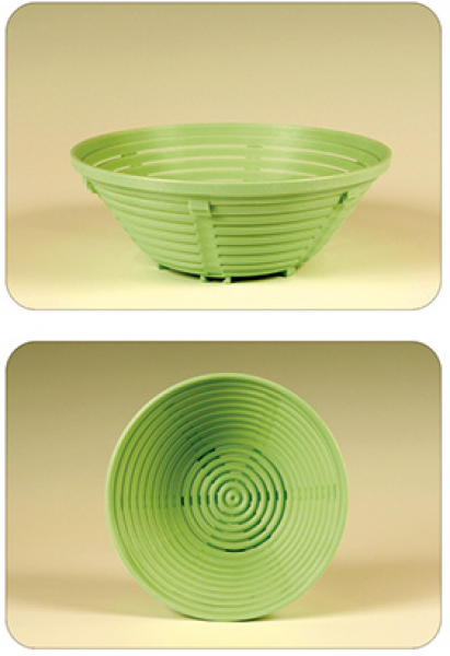 Brotform aus Kunststoff rund 500 - 750 g, Maße ø 20 cm