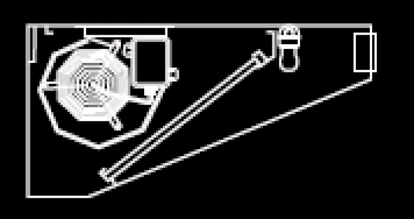 Wandabzugshaube, Serie 900, 300 cm breit