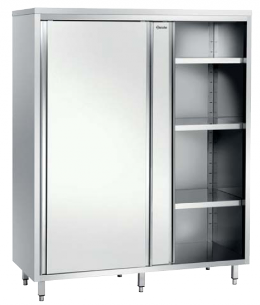 Hochschrank mit 2 Schiebetüren, B 1200 x T 600 x H 2000 mm